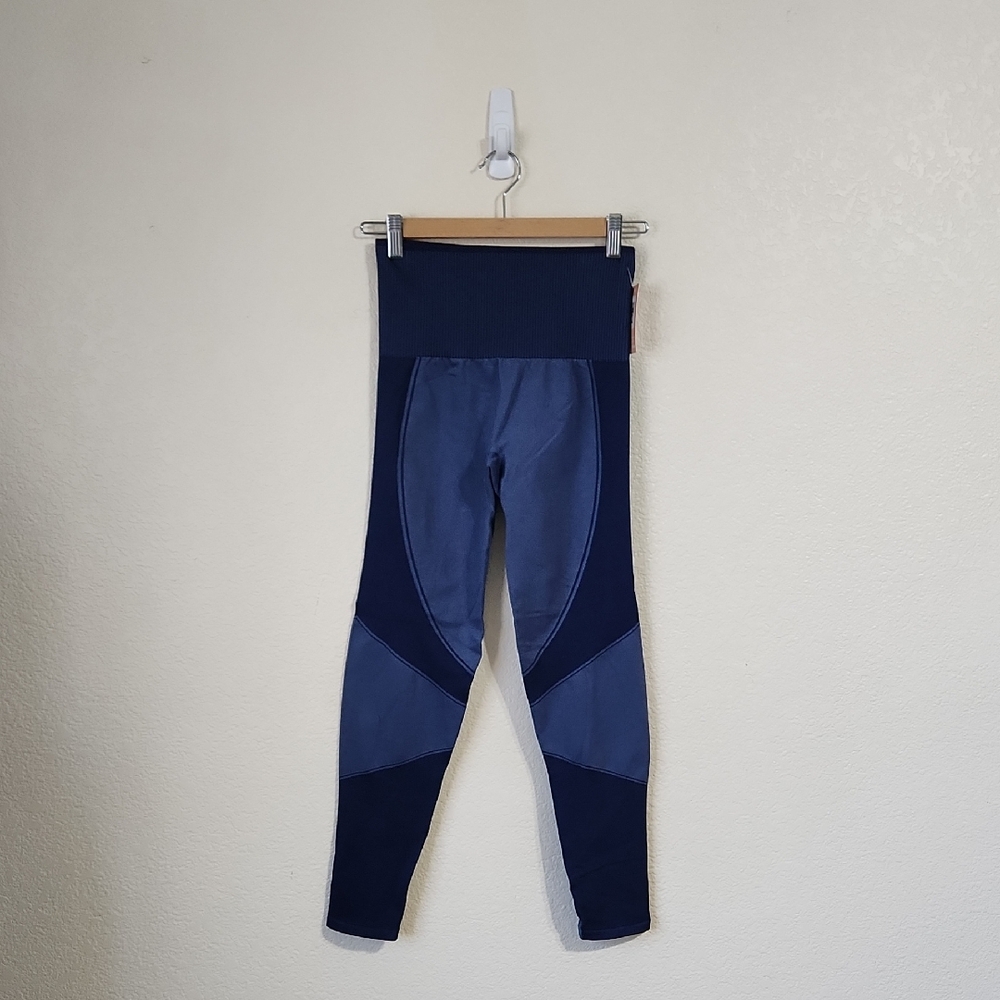New ThirdLove Flex Legging Seamless Compression High Waist Stellar Blue Med - Picture 5 of 12